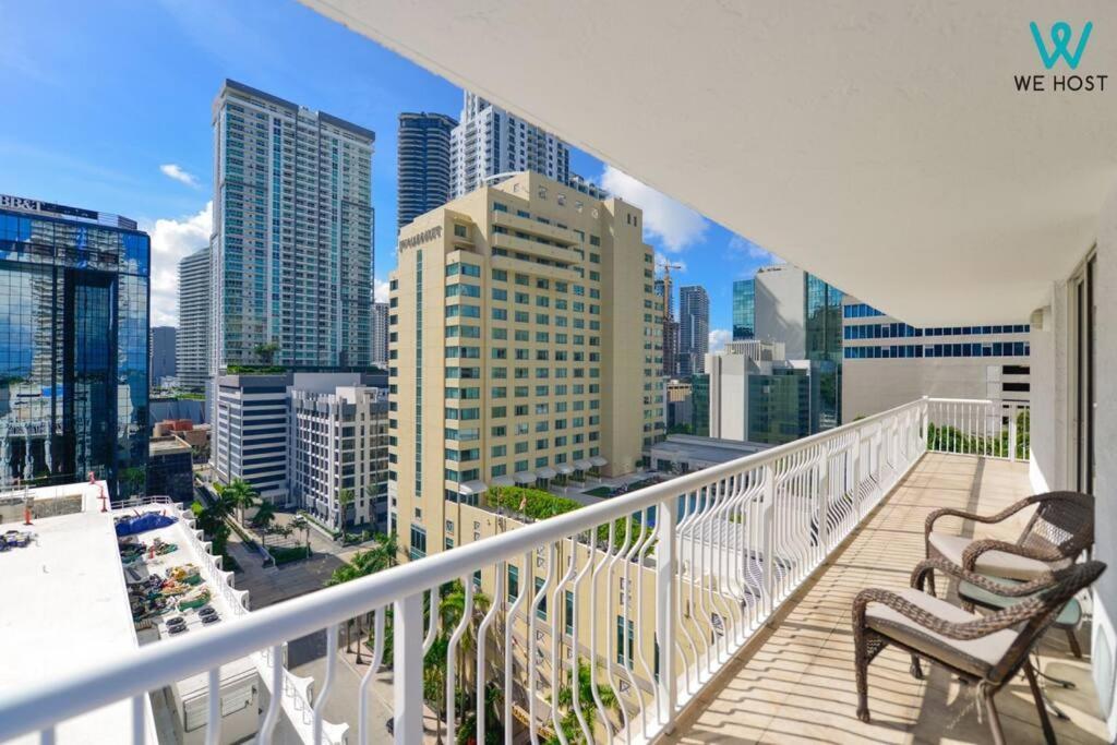 Amazing 3Br Condo At Brickell With City Views Miami Buitenkant foto